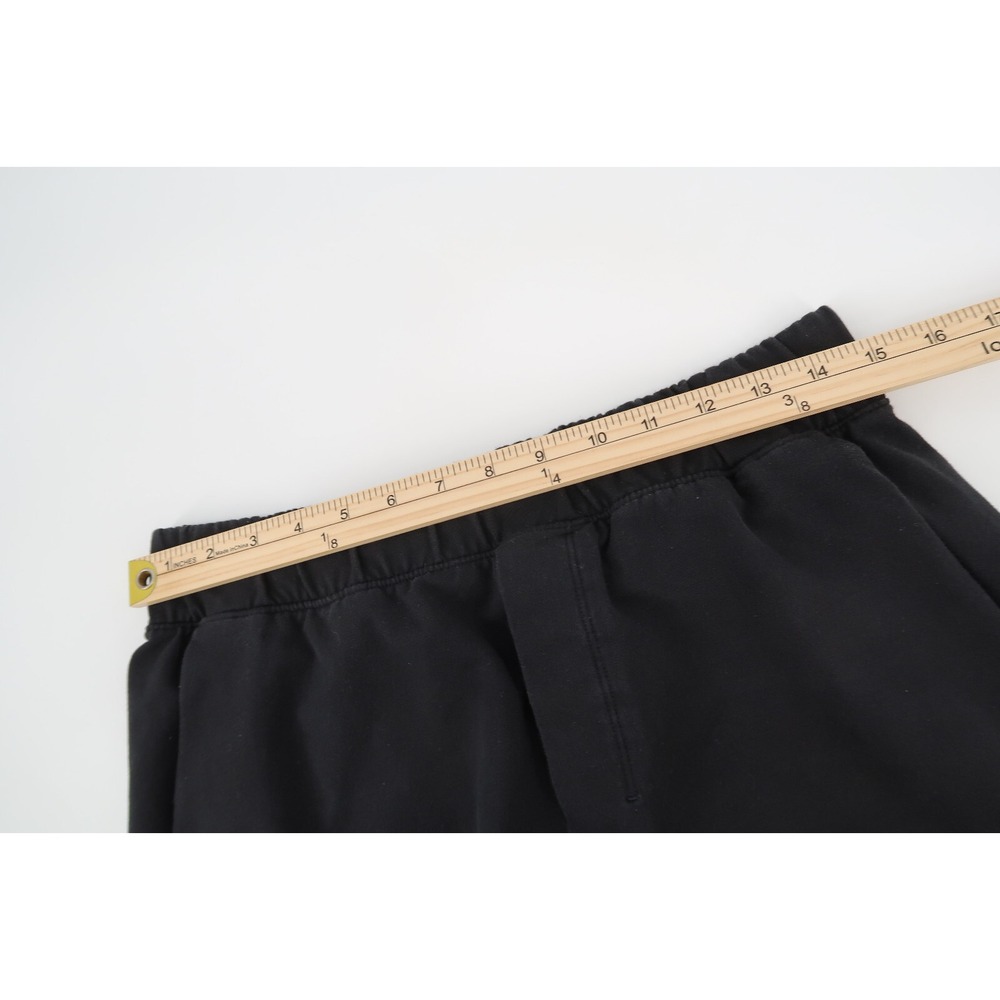 Lululemon Connector Shorts Mens Medium‎ Black Elastic Waist Stretch Sweat Lounge - Picture 6 of 7